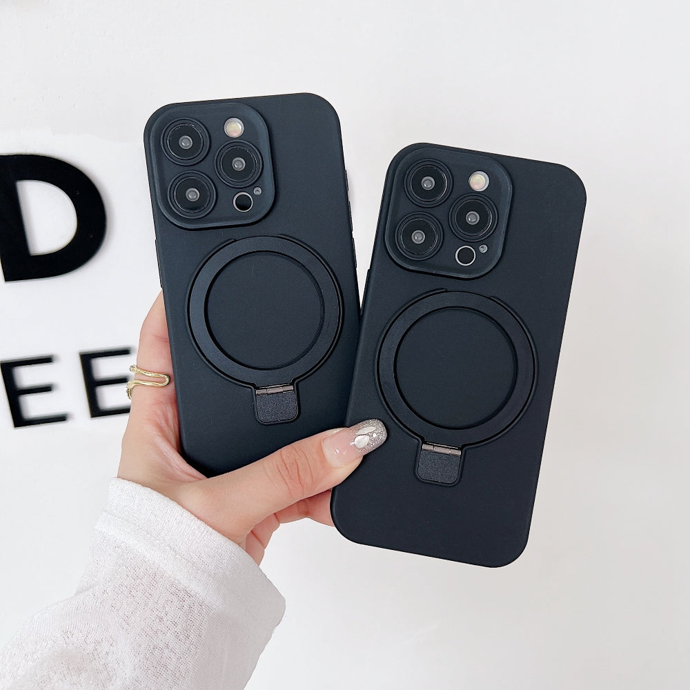 Wireless Charging Kickstand Phone Case - iPhone 15 Plus